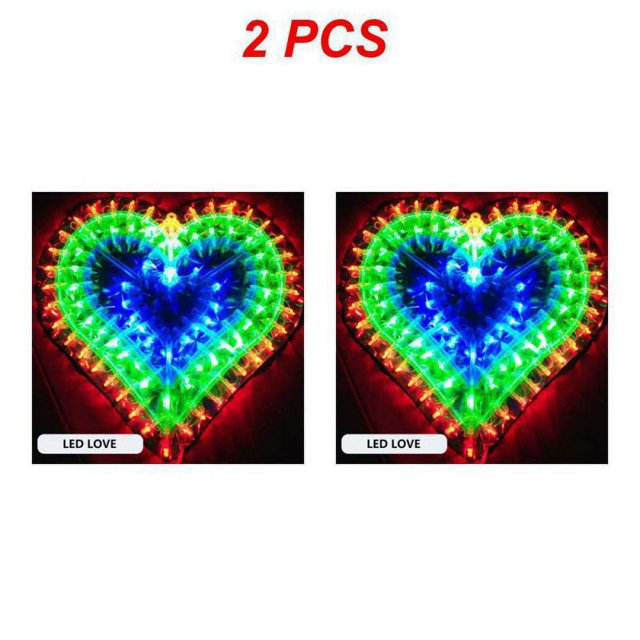1~10PCS Decoration Light Peacock Love Five-pointed Star Atmosphere Lamp For Room Christmas Wedding Party Colorful Decorative