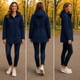 thumbnail image 4 of Reebok Women's Long Softshell Rain Jacket, Sizes XS-XXL, 4 of 6