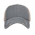 thumbnail image 4 of Unisex Men Women Solid Color Sun Hat Adjustable Baseball Cap Hip Hop Hat, 4 of 4