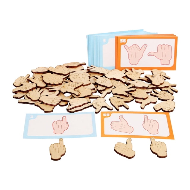 HILABEE Educational Matching Game Funny Learning Toy for Travel Preschool Boys Girls