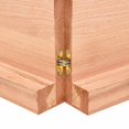 thumbnail image 3 of vidaXL Table Top Light Brown 140x50x(2-6)cm Treated Solid Wood Live Edge, 3 of 7