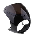 thumbnail image 2 of jinwen 1ps 7" Windshield Wind Screen Front Headlight Fairing for Motorcycle Parts Racer Black, 2 of 2