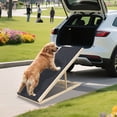 thumbnail image 5 of (UPGRADED) Dog Ramp for Bed, Extra Wide Excellent Traction, Pet Ramp for Small Dogs to Get on Couch Car, Non-Slip Rubber Surface, 16" Wide Hold up to 80lb, Adjustable, Foldable, Car Ramps, Dog Ramp, 5 of 5