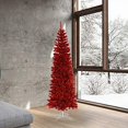 thumbnail image 4 of Vickerman B163366 Crayon Rouge Sapin de Noël avec des Lumières Rouges & 44; 6,5 Pi x 27 Po., 4 of 5