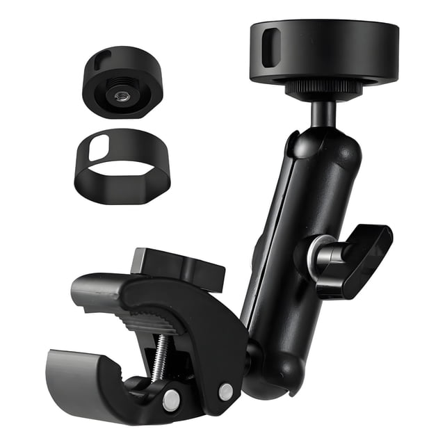 Camping & Hiking Aluminum Mini Tripod Mount Adapter for 2024/2025 Mini Antennas Compatible with RVs Campers Roof Racks Balconies