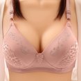 thumbnail image 1 of AherBiu Wireless Bras for Women Plus Size Comfort Soft Full Coverage High Support Push up Bralette Solid Color Bras, 1 of 9