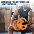 thumbnail image 2 of 16 Inch Dumbbell Bar Handles (2-Pack) - Heavy Duty Solid Steel Loadable Bars w/Rotating Sleeves & Knurled Grips, 100LB Capacity, 2" Plate Compatible + 4 Spring Collars - Home Gym Strength Training, 2 of 6
