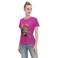 thumbnail image 4 of Women's Basic Short Sleeve T-Shirt One Piece Chopper, 4 of 6