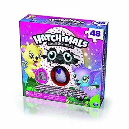 Hatchimals collEGGtibles Casse-Tête Mystère de 48 Pcs! Comprend 1 Figurine Exclusive