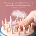 thumbnail image 3 of 1Pcs Silicone Massage Comb Multifunctional Shampoo Brush Handheld ABS Scalp Massage Brush Shower Hair Comb Edge Finger Scalp Brush Mini Head Meridian Massage Comb X4Y4, 3 of 6