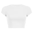thumbnail image 3 of Chemises Décontractées à Imprimé pour Femmes, Col Rond, Manches Courtes, Polyester, pour Sorties d'Été, 3 of 3