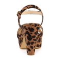 thumbnail image 2 of BLISSFUL STEP Women's Strap Platform Chunky Heel Slingback Sandals, 2 of 7