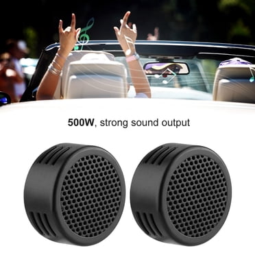 Car Speakers, Black 12V 500W Bocinas Para Carro Truck Speakers with Compact Design for Automobiles