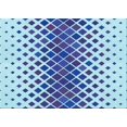 thumbnail image 1 of Ahgly Tapis Rectangulaire Lavable en Machine Intérieur Transitionnel Bleu, 2 Pieds x 3 Pieds, 1 of 7