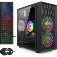 thumbnail image 1 of STGAubron Gaming PC Computer Desktop, Core i7 8th Gen up to 4.1GHz, Radeon RX 590 8G GDDR5, 16G DDR4, 512G SSD, WiFi 6, BT 5.2, RGB Fan x 2, Windows 11 Home, 1 of 6