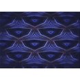 thumbnail image 1 of Ahgly Tapis Rectangulaire Lavable en Machine Intérieur Transitionnel Bleu Nuit, 7 Pieds x 9 Pieds, 1 of 7