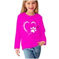 thumbnail image 1 of Birdeem Chemises à Manches Longues pour Filles Chemises à Manches Longues Imprimés Mignons Col Rond Hauts Blouses Décontractées Habillées Vêtements Chemises à Manches Longues pour Filles, 1 of 4
