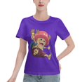 thumbnail image 1 of Women's Basic Short Sleeve T-Shirt One Piece Chopper, 1 of 6