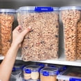 thumbnail image 4 of Sistema KLIP IT PLUS Cereal Storage Container, Airtight 4.2 Litre Food Pantry Storage Container, BPA-Free, Blue, 4 of 5