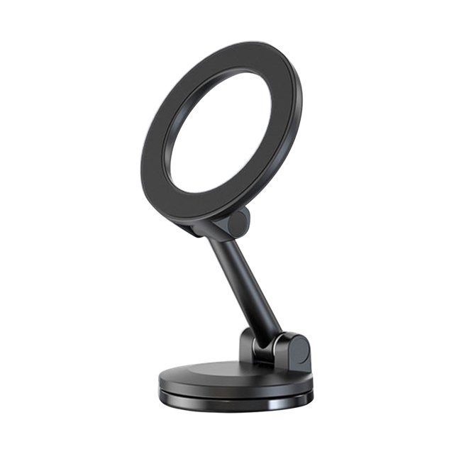 Magnetic Car Phone Holder, Dashboard Phone Mount, Suction Cup Phone Bracket, Hands-Free Navigation Holder, 360 Rotation Adjustable Vehicle Mount for GPS Driving