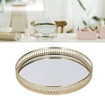 thumbnail image 4 of Plateau Miroir, Plateau de Rangement Décoratif Pratique Rond Grand pour la Maison, 4 of 8