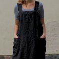 thumbnail image 3 of MesaSe Japan Style Cotton Linen Aprons Pinafore Cross Bandage X Shape Back, 3 of 6