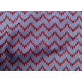 thumbnail image 4 of oneOone Cotton Poplin Fabric Chevron Ikat Print Fabric By Yard 56 Inch Wide, 4 of 4