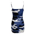 thumbnail image 4 of Robes Moulantes pour Femmes, Robe Décontractée Camouflage Imprimé Aguichant Ajustée Sans Manches à Bretelles, 4 of 5