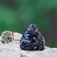 thumbnail image 4 of Birdeem Figurines Feng Shui de Buddha Rieur Heureux en Cristal Sculpté Richesse, 4 of 12