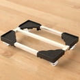 thumbnail image 4 of Cpu Stand with Rolling Casters | Computer Tower Mobile Base | Adjustable Metal Frame for Home or Office | Elevated Under Desk Storage Rack for Heat Dissipation and Dust Protection, 4 of 6