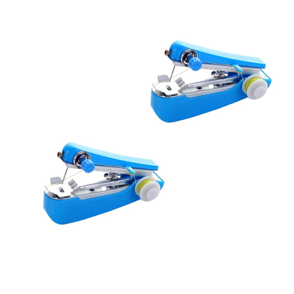 BAOPAI Mini Machine à Coudre Portative à Main pour Vêtements et Tissus avec Fonctions Multiples, Facile à Utiliser pour la Maison, les Voyages et les Projets de Bricolage