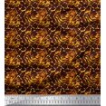 thumbnail image 1 of Soimoi Red Heavy Canvas Fabric Tiger & Giraffe Animal Skin Print Fabric by The Yard 58 Inch Wide, 1 of 3