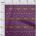 thumbnail image 1 of oneOone Cotton Poplin Fabric Leaves & Floral Block Print Sewing Fabric BTY 42 Inch Wide, 1 of 4