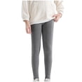 thumbnail image 2 of GigrtiJin Toddler Kids Girls Leggings Comfy Lounge Solid Color Legging Stretchy Tight Solid Color Pant Trousers, 2 of 4