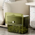 thumbnail image 4 of WRKEKC Clearance Sealed Lid Wall Trash Can, Hanging Under Cabinet Waste Bin, Kitchen Bathroom Odor Control Garbage Container, Large Opening, 4 Color Options, 4 of 6