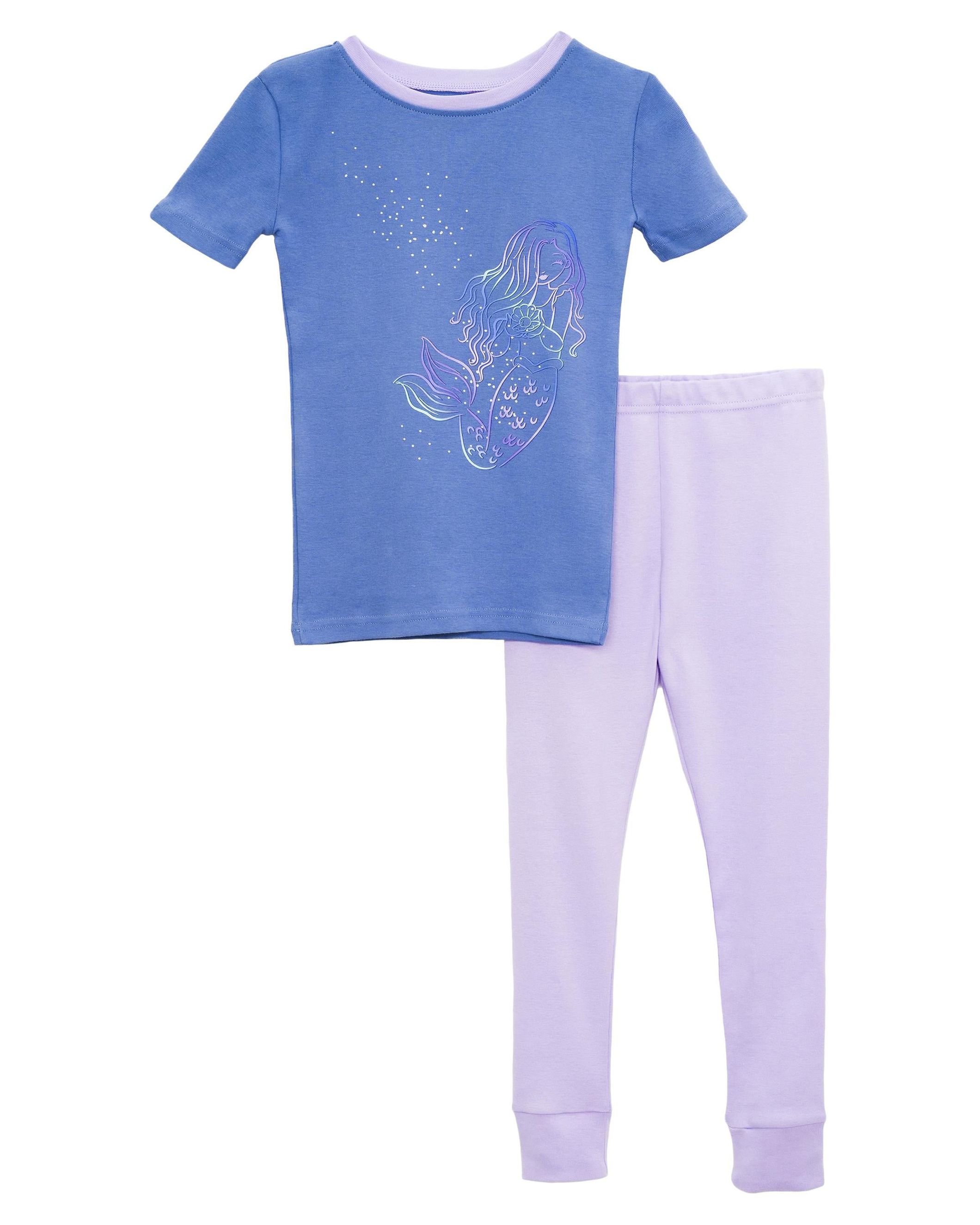 Prestigez Ensemble de Pyjama pour Filles en Coton Biologique