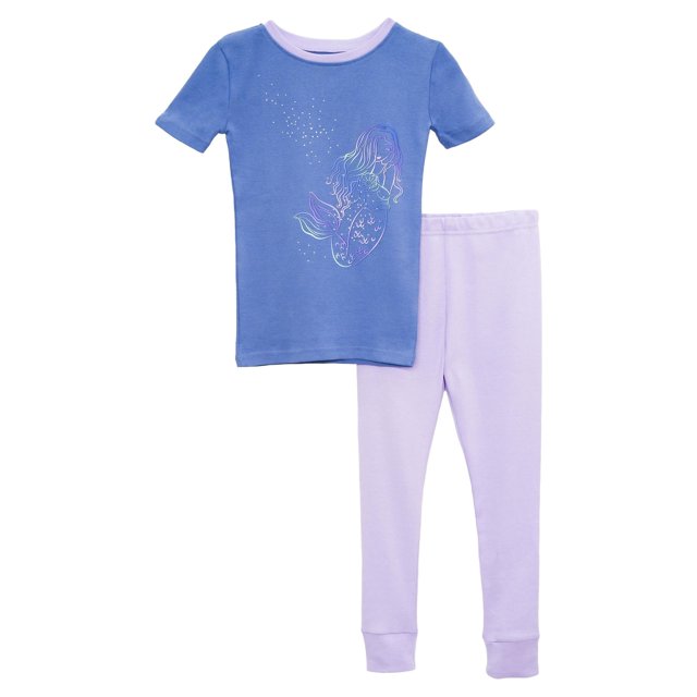 Prestigez Ensemble de Pyjama pour Filles en Coton Biologique