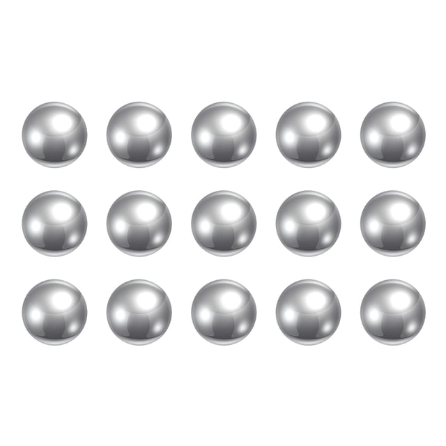 Unique Bargains Billes de Roulement en Acier Chromé 3/8 Pieds G5 Précision, Lot de 15