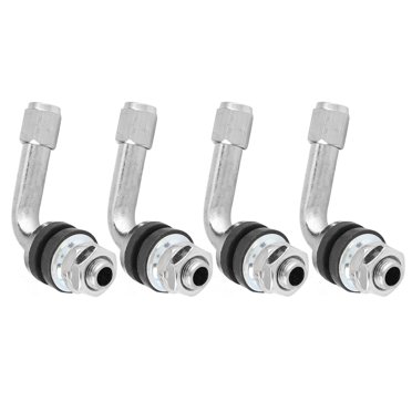 Fyydes 90 Degree Tire Valve Stem,4pcs 90 Degree Angle Tire Valve Stems for Car Motorcycle Tyre,Valve Stem