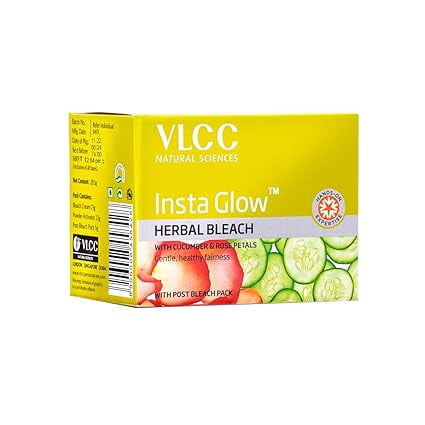 VLCC Natural Sciences Insta Glow Herbal Bleach, 27g