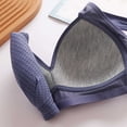 thumbnail image 4 of DPTALR Woman's Embroidered Glossy Comfortable Breathable Bra Underwear No Rims, 4 of 8