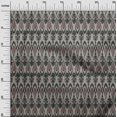 thumbnail image 2 of oneOone Tissu Popeline de Coton Imprimé Ikat Ogee 56 Pouces de Large, 2 of 4