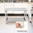 thumbnail image 2 of GloryStar 48 x 24 Inch Stainless Steel Work Table, NSF Commercial Heavy Duty Folding Kitchen Prep Table, Cooking Work Station with Adjustable Undershelf for Restaurant, Kitchen, Food Service, 2 of 8