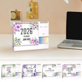 thumbnail image 1 of Sentmoon Wall Calendar 2026 Calendar Office Desktop Calendar 2026 English Clock In Multi Functional Pocket Calendar Day and Month Calendar, 1 of 8