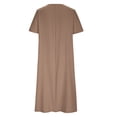 thumbnail image 5 of Cameland Robe Décontractée de Mode pour Femme Printemps Été à Manches Courtes, Col Rond, Longueur Genou, 5 of 5