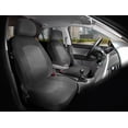thumbnail image 1 of AUTO DRIVE Jacquard and Velour 2PC Front Seat Cover Low Back, Black, 1 of 7
