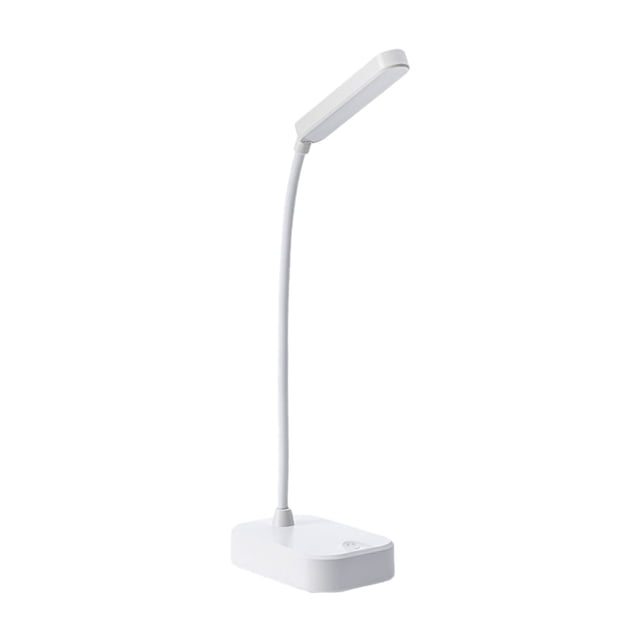 Bwiyojiz 9.84"H Cell Phone Bracket Folding Desk Lamp Students Study Eye USB Rechargeable LED Small Night Light Battery Operated Home Lighting & Fixtures, Plastic, White, Gifts for Friend