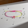 thumbnail image 3 of Advocate The Bracelet For Womens Health Ribbon Bracelet Breast Illness Awareness Day Pull-Out Hand Chain Holiday Gift, 3 of 6
