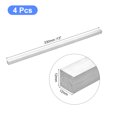 thumbnail image 2 of Unique Bargains Square Aluminum Flat Bar, 4 Pack 1/2' Thickness 1/2' Width 13' Length, 2 of 5