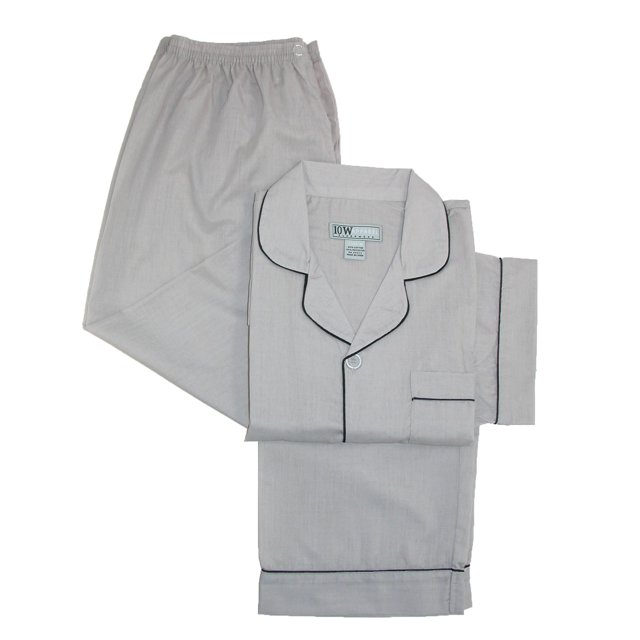 Ten West Apparel Ensemble de Pyjama Uni à Manches Courtes et Jambes Longues (Hommes)